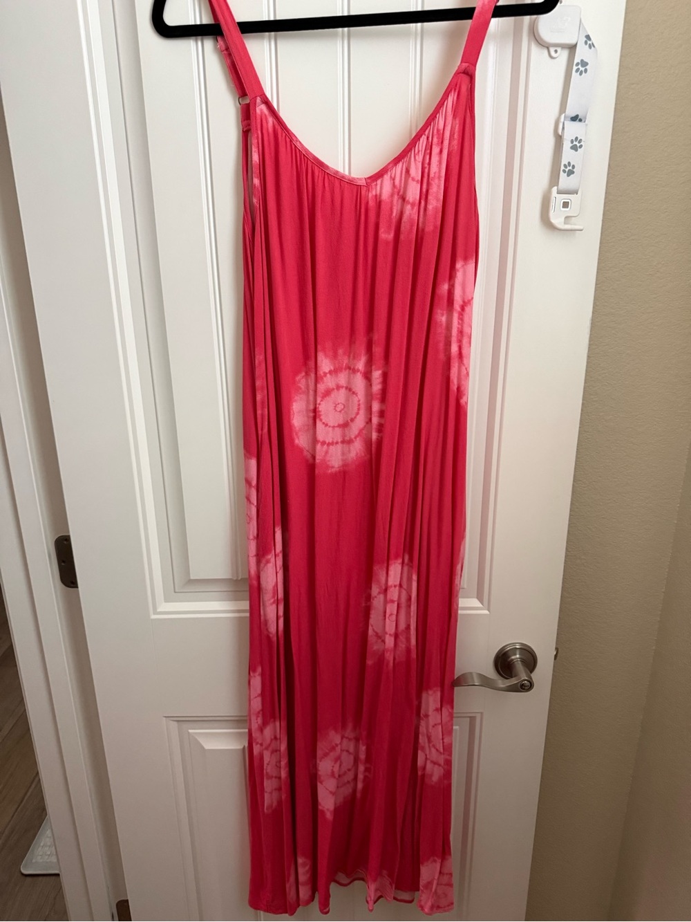 Knox Rose Tie-Dye Spaghetti Strap Swim Cover-Up Maxi Dress
